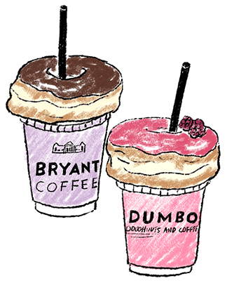 Bryant Coffee Is A Cafe Designed With - Gelato (324x403), Png Download