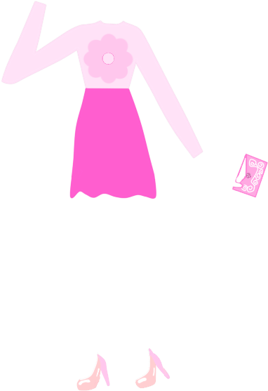 Conjunto Kawaii Para Dolls Png - Conjuntos Para Dolls Png (523x896), Png Download