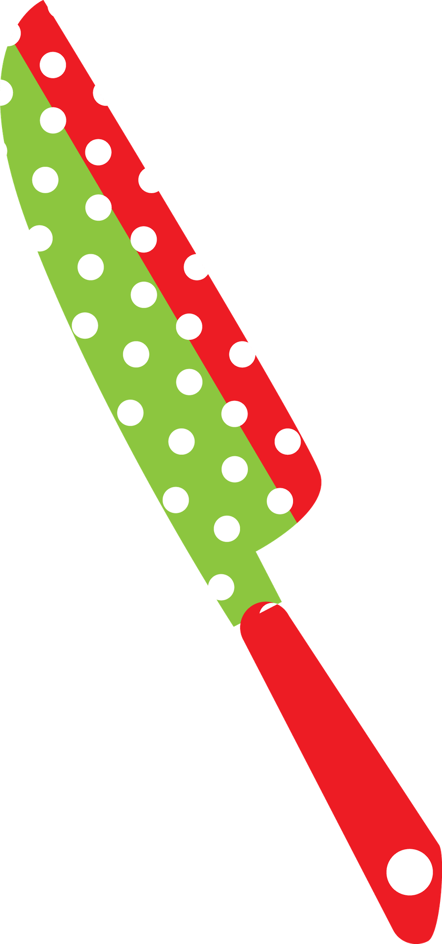 Christmas Knife Clip Art - Clip Art (900x1920), Png Download