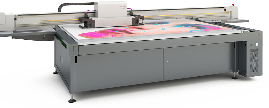 Uv Printer Impala - Impala Swiss Q Print (910x365), Png Download