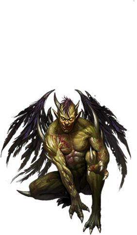 Horned Imp - Thumbnail (282x482), Png Download