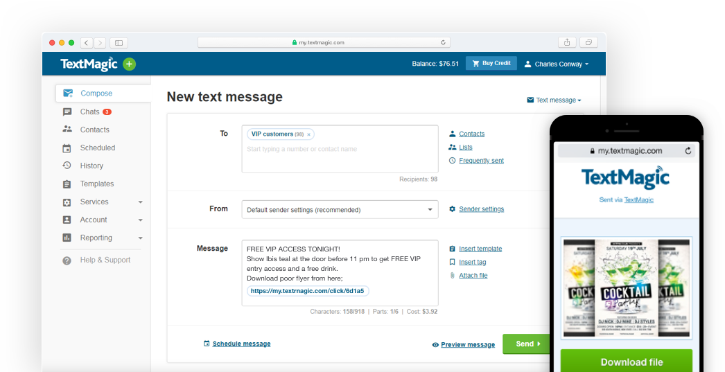 How To Send Sms Attachments - Online Messages (1046x537), Png Download