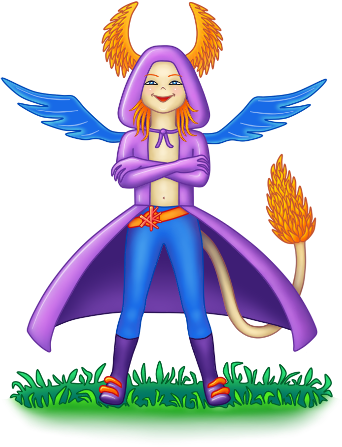 Little Imp By Erkuanti On Deviantart - Cartoon (789x1012), Png Download