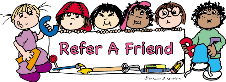 Refer A Friend Clipart (720x264), Png Download