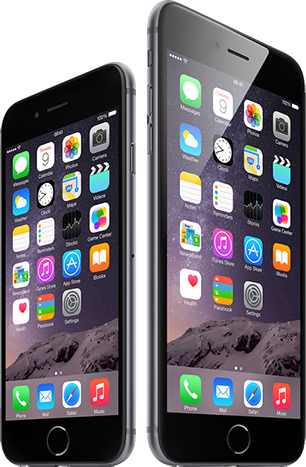 Apple Iphone 6 Group Shot - Apple Iphone 6 Plus - Space Grey (306x467), Png Download