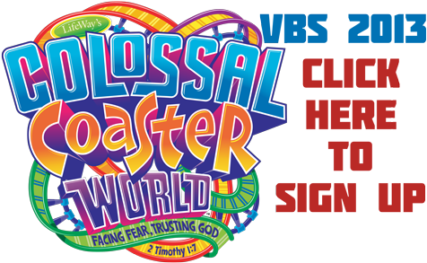 Vbs2013 Web Signup Button - Colossal Coaster World (500x296), Png Download
