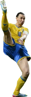 Zlatan Ibrahimovic Suecia Png (331x384), Png Download