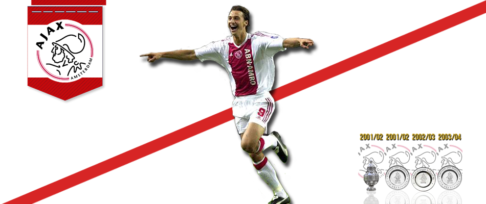 Zlatan In Ajax 2001-2004 - Afc Ajax N.v. (950x400), Png Download