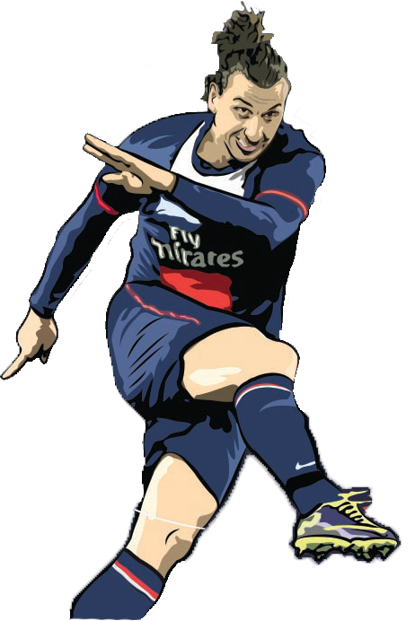 Ibrahimovic - Zlatan Ibrahimovic Clip Art (462x692), Png Download