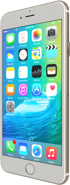 Caseflex Glass Screen Protector For Apple Iphone 6/6s (400x741), Png Download