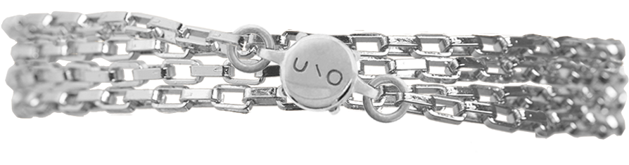 Uno Silver Link Chain - Chain (960x576), Png Download