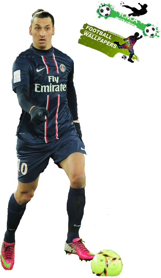 Zlatan Ibrahimovic Render - Paris Saint-germain F.c. (674x1024), Png Download