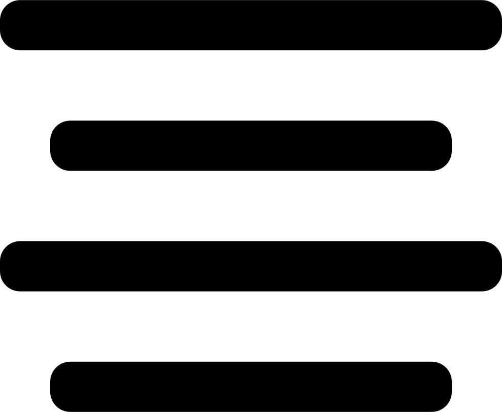 Png File Svg - Icono De Centrar Texto (980x804), Png Download