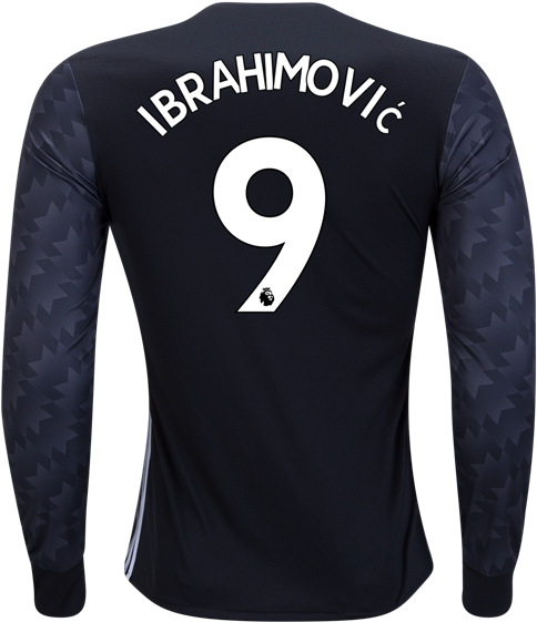 Free Shipping 2017/18 The Red Devils Zlatan Ibrahimovic - Ibrahimovic Ucl Jersey 2017 2018 (600x600), Png Download