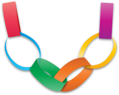 Chain Of Thanks - Paper Chain Link Png (400x322), Png Download