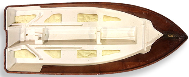 Blue Wave Boat Construction 4 Stringers - Canoe (626x256), Png Download