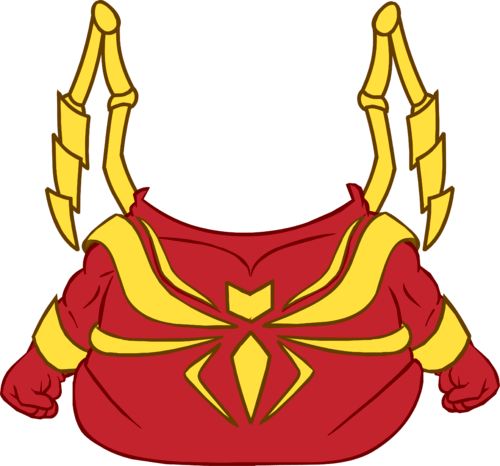 Iron Spider Club Penguin (500x466), Png Download