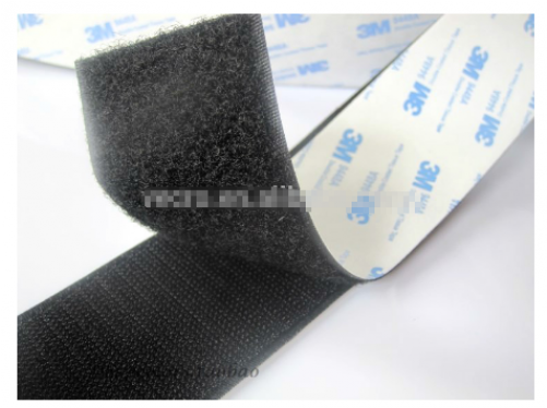 Tela Mosquito 3m Self Adhesive Hook And Loop Tape Fabric - Reuse (500x500), Png Download