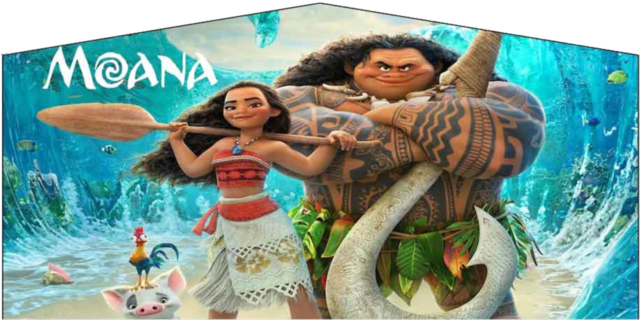 Moana And Maui Theme - Plush Toy Vaiana 26cm Quality Soft + Shoulder Bag 17 (640x320), Png Download
