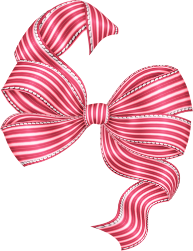 Bows ‿✿⁀○ - Lovely Ribbon Clipart Borders (388x504), Png Download