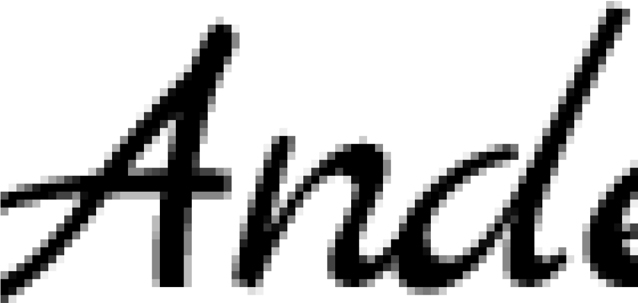 Anderson - Calligraphy (1240x698), Png Download