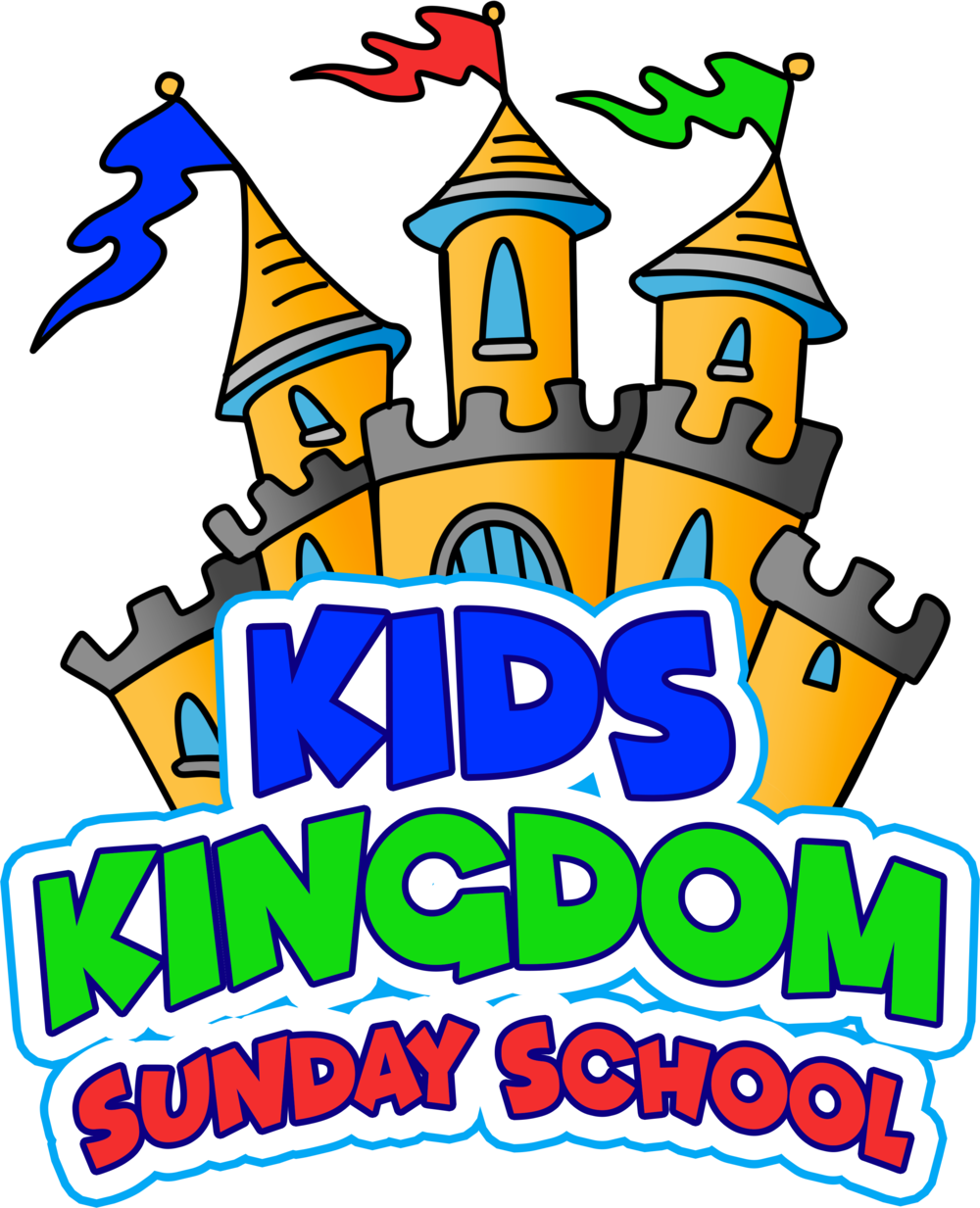Sunday School Kids Kingdom Logo - Kids Kingdom (1000x1233), Png Download