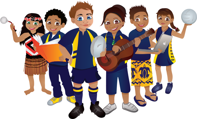 Richmond School Kids - Richmond Primary School Napier (700x422), Png Download