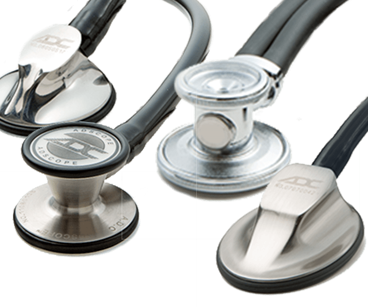 Stethoscopes - Adc 601-01g Chestpiece For 601, Gray (720x600), Png Download