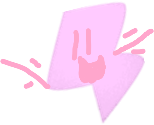 Candy Lightning - Construction Paper (548x480), Png Download