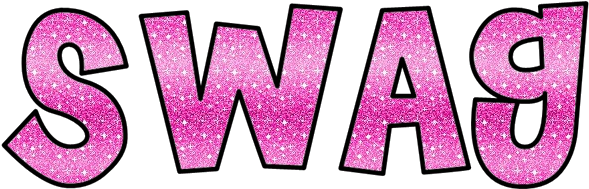 Texto Png Swag Glitter By Danieditionslov Pluspng (599x232), Png Download