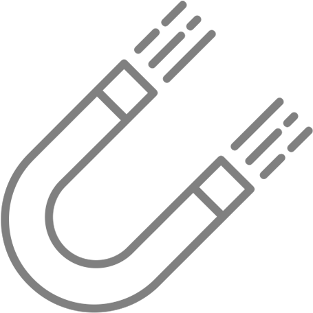 Magnet - Calamita Icon (576x576), Png Download