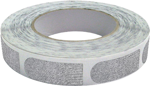 Real Bowlers Tape Silver 3/4" Tape Textured - 500 Pieces (500x500), Png Download