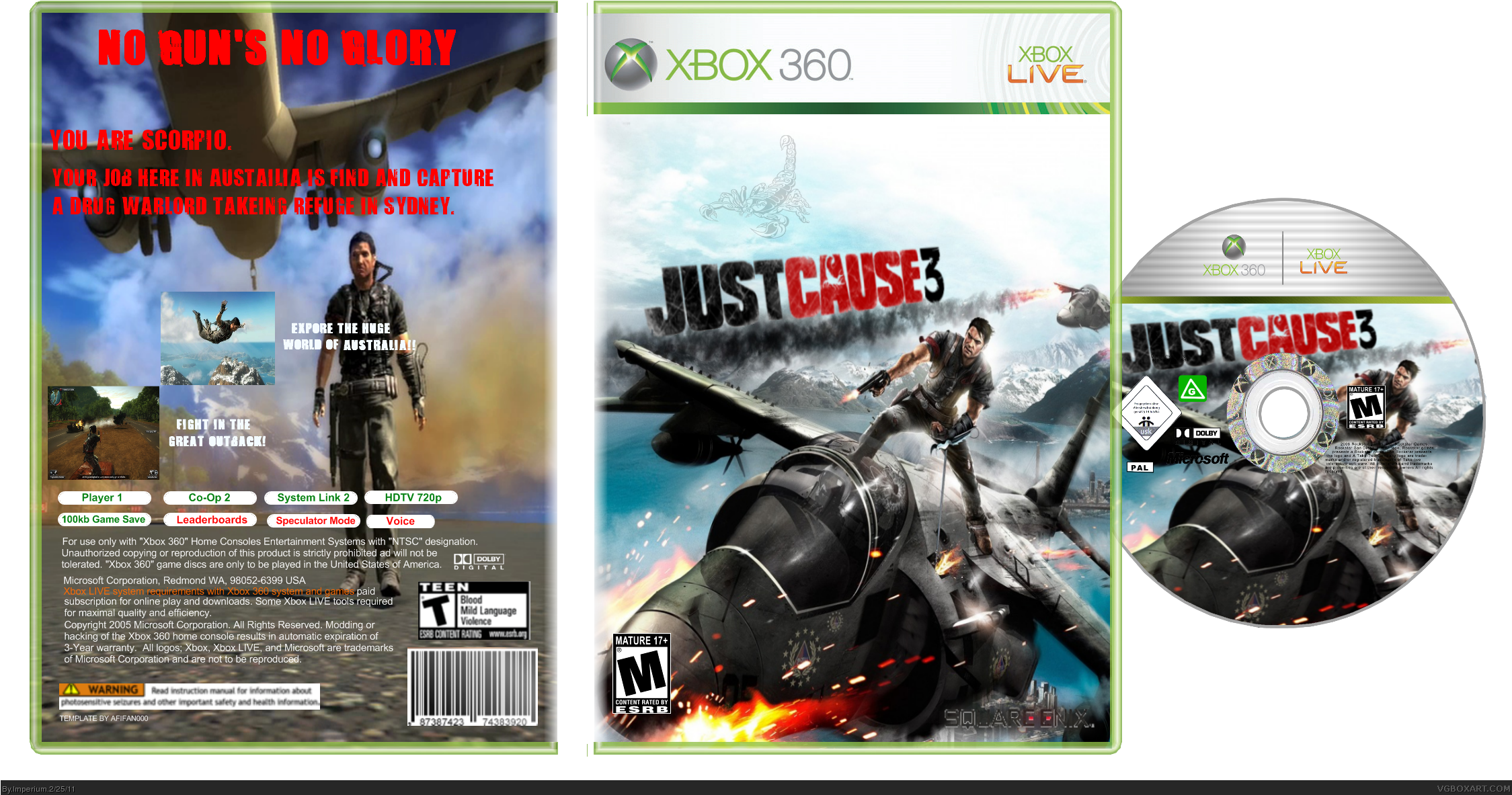 Just Cause 3 Box Cover - Huadoo V3 Ip68 Rugged Waterproof Shockproof Dustproof (2248x1196), Png Download