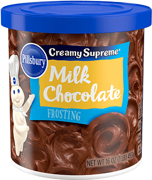 Creamy Supreme® Milk Chocolate Frosting - Pillsbury Milk Chocolate Frosting Nutrition (400x400), Png Download