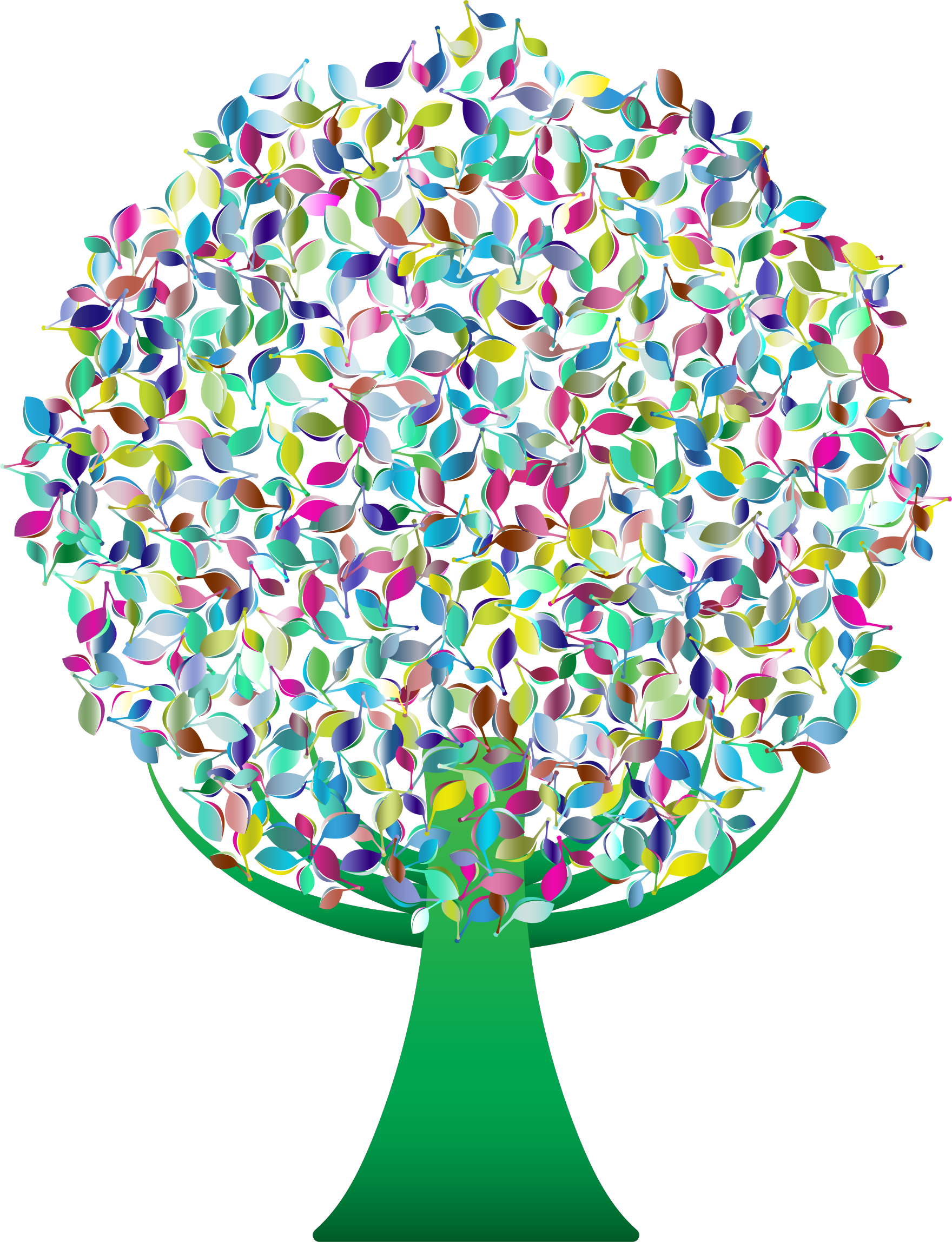 Abstract Christmas Tree Png Download - Wallpaper (1760x2296), Png Download