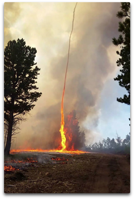 Rather Than Heating The Mass Of The Surrounding Air, - Fire Whirl (601x883), Png Download