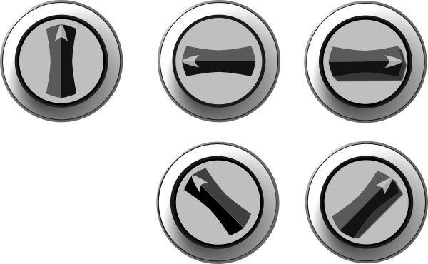 Oven Knobs Clipart (600x370), Png Download