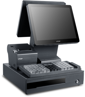 Kd5-s4 - 15" Series - Products - Busin Technology Co - Point Of Sale Terminal Cash Register (400x400), Png Download