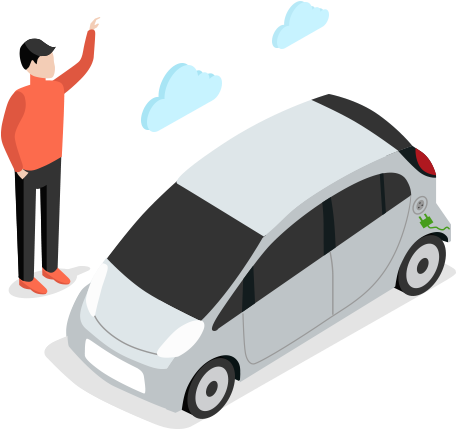 Decentralized Ride Hailing - City Car (517x450), Png Download