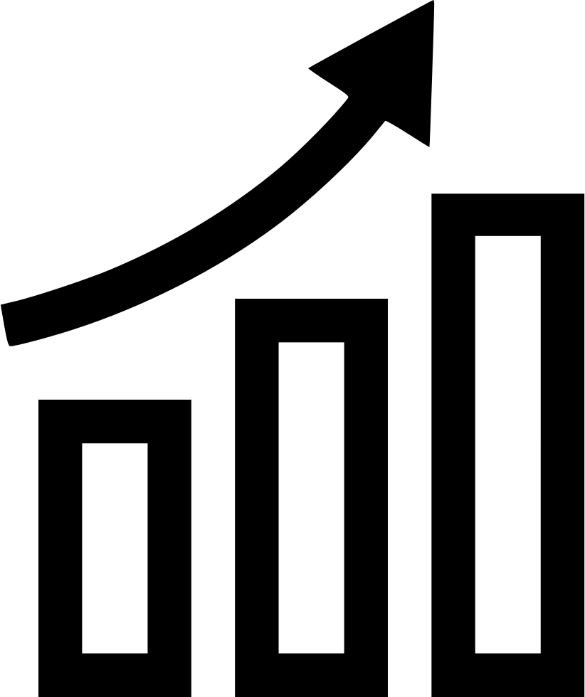 Growth Icon, - Growing Icon In White (822x980), Png Download