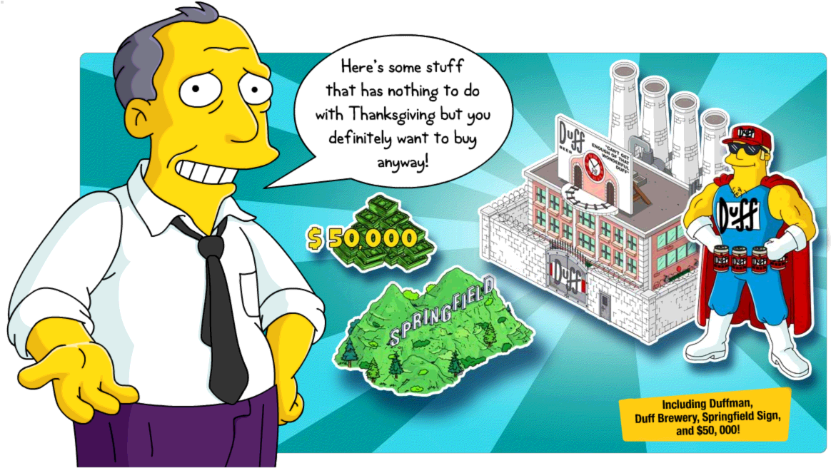 Duff2 - Duff Man Tapped Out (1223x657), Png Download