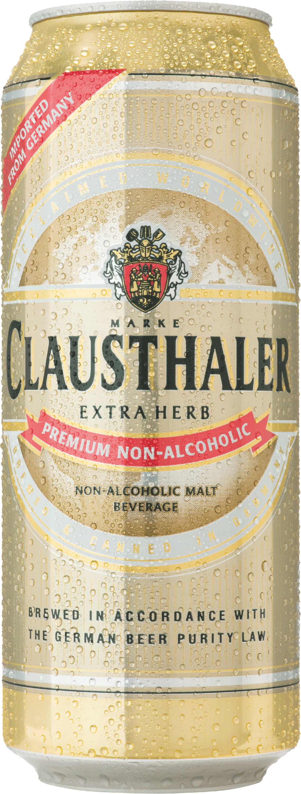 Clausthaler Extra Herb Dose - Clausthaler Non-alcoholic Premium Malt Beverage - 12 (1139x3000), Png Download