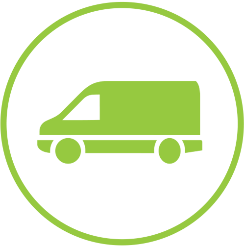 Deliver - Pickup And Delivery Icon (498x502), Png Download
