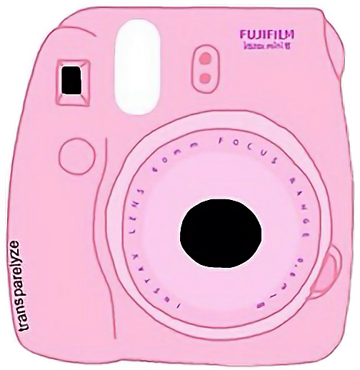 Tumblur Alishamaire Pinkcamera Freetoedit - Transparent Overlay Camera (504x518), Png Download