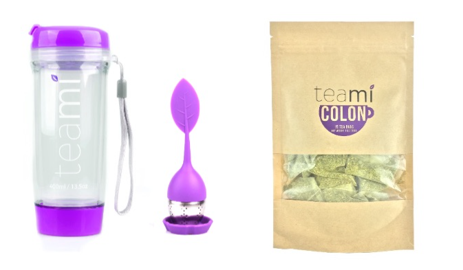 Colon Tea Detox Blend & Purple Tea Infuser Plastic - Teami Tumbler (672x672), Png Download