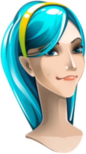 Girls Ico (600x600), Png Download