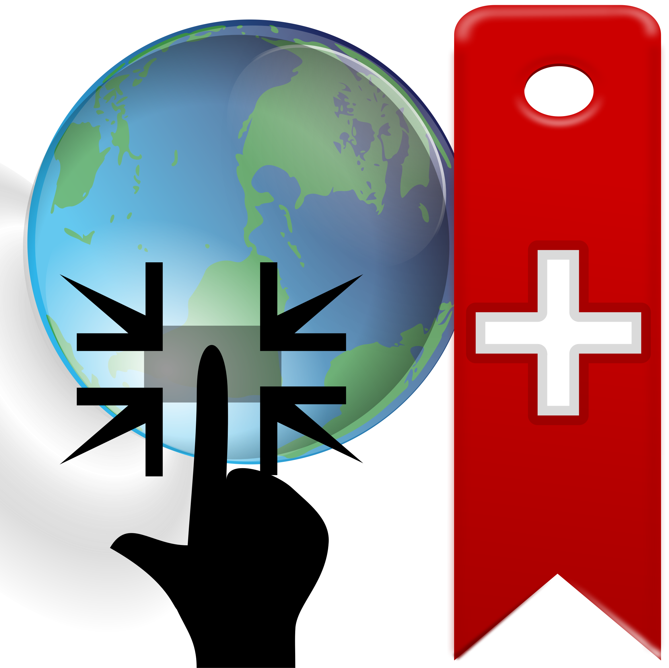 This Free Icons Png Design Of Location Bookmark (2332x2330), Png Download