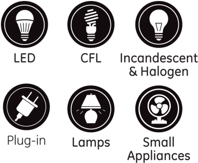 Ge Bluetooth Plug-in Smart Switch Icons - Ge 13867 Bluetooth Plug-in Indoor On-off Smart Switch (555x555), Png Download
