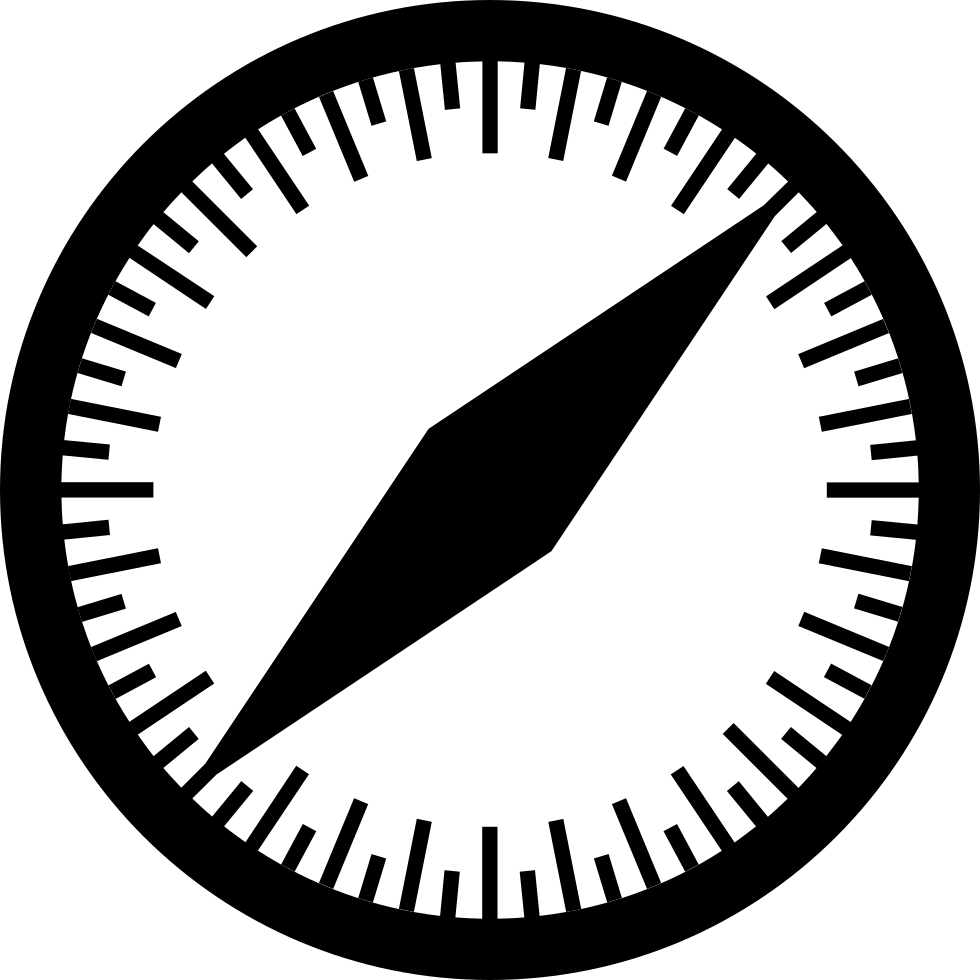 safari logo schwarz