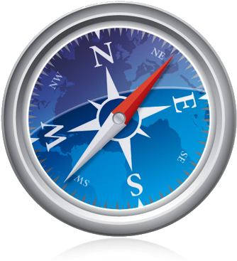 Download - Icon Of Safari With Transparent Background (600x422), Png Download